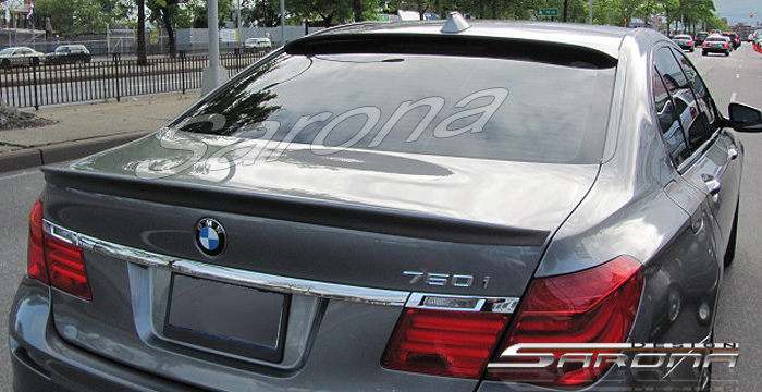 Custom BMW 7 Series Roof Wing  Sedan (2009 - 2015) - $299.00 (Manufacturer Sarona, Part #BM-025-RW)